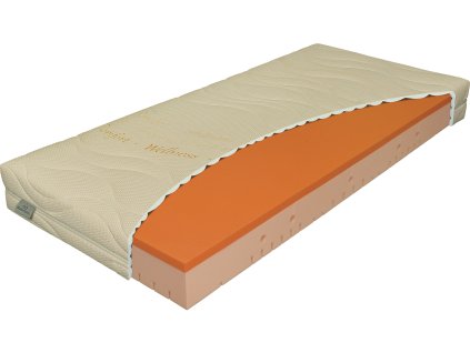 Matrace VISCOSTAR 16, 20, 24 - viscoelastická paměťová pěna, 7 zónová, potah BAMBOO