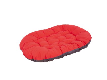 MABO POLŠTÁŘ PRO PSA ČERVENO-ŠEDÝ Rozměr: 45x35x5 cm (Rozměr 45x35x5 cm)