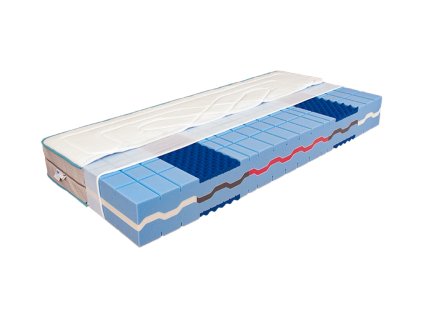 Matrace Mabo LILA HARD pěnová (Potah Tencel, Rozměr 181-200x200 cm)