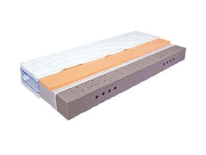 Matrace Mabo MESTE HARD 23 cm pěnová (Potah Tencel, Rozměr 141-180x200 cm, Lehací vrstva Eucafeel HR foam)
