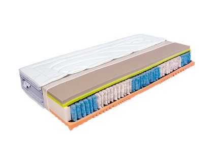 Matrace Mabo ROSA HARD pružinová (Potah Tencel, Rozměr 181-200x200 cm)