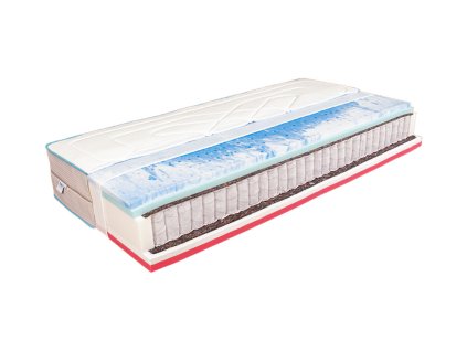 Pružinová-taštičková matrace Mabo EGET hard (Potah Tencel, Rozměr 100x200 cm)