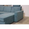 Alena sedací souprava tvar U - rozkládací, 2x úložný prostor, masiv