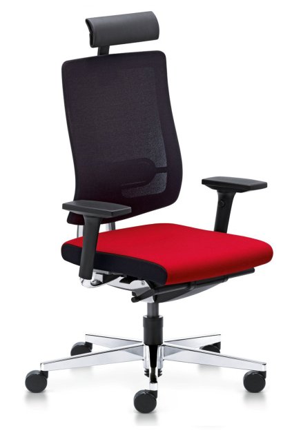 Sedus kancelářská židle black dot net bd-122 s podhlavníkem