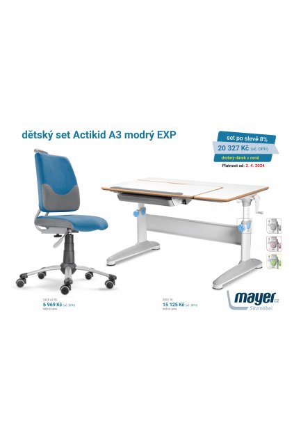 MAYER CZ KIDS set A3 modrý EXP CZK 2024 04