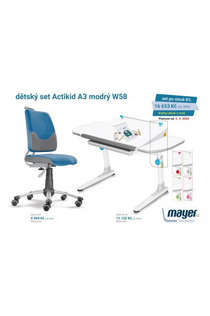 MAYER CZ KIDS set A3 modrý W58 CZK 2024 04