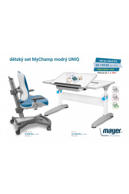 MAYER CZ KIDS set MyChamp modrý UNIQ CZK 2024 04