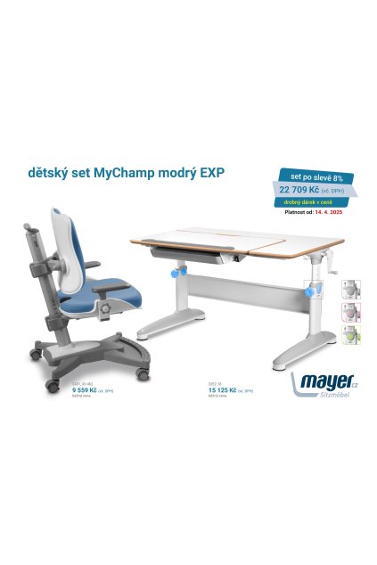 MAYER CZ KIDS set MyChamp modrý EXP CZK 2025 04