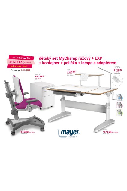 MAYER CZ KIDS set MyChamp růžový EXP MEGA CZK 2025 11