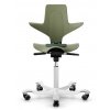 Pracovní židle HÅG Capisco Puls® 8010 mechově zelená / bílá