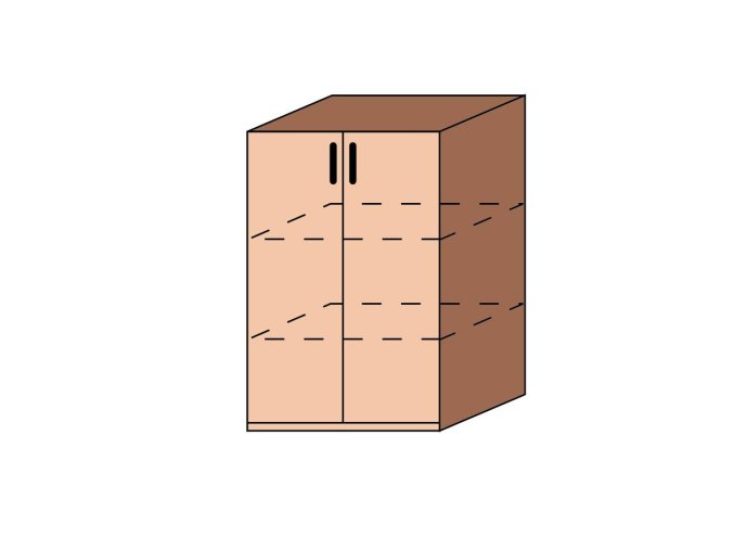 Skříňka dveřová EFEKT ET-32