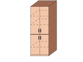 Skříň čtyřdveřová EFEKT ET-08