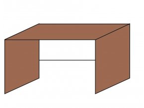 Stůl kancelářský pro kontejner 120 x 70 ETS-30