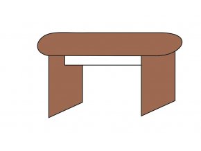 Stůl jednací obloukový 160x70  ETS-41