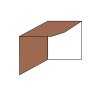 Stůl rohový zkosený 70 x 70  ETS-43