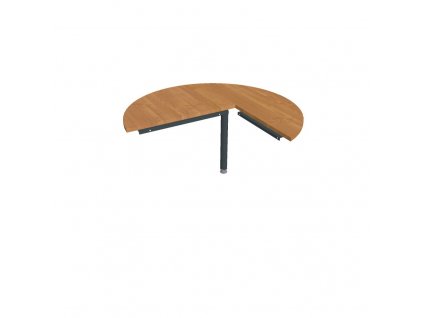 Stůl jednací levý podél ø 120 cm - CP 22 L P