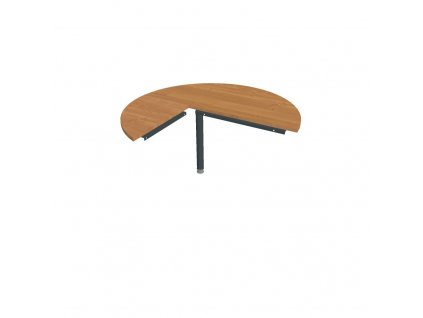 Stůl jednací pravý napříč ø 120 cm - CP 22 P N