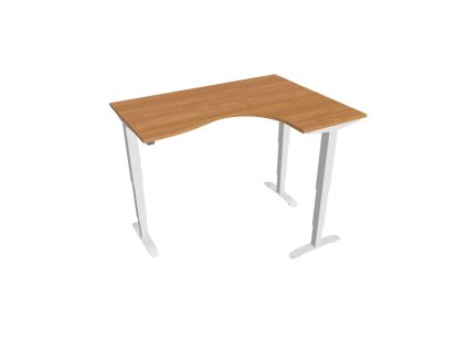Ergo elektr. stav. stůl 160 x 120 cm, levý, stand. ovlad. - MST 3 2005 L