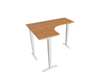 Ergo elektr. stav. stůl 160 x 120 cm, pravý, stand. ovlad. - MST 3 60 P