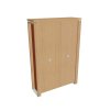Skříň dvoudveřová s věšákem, zavřená - E 5 2 01 S