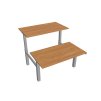 Elektricky stav. stůl DUAL délky 140 cm, stand. ovlad. - MSD 2 1400