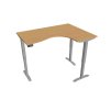 Ergo elektr. stav. stůl 160 x 120 cm, levý, paměť. ovlad. - MST 2M 2005 L