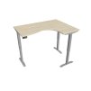 Ergo elektr. stav. stůl 160 x 120 cm, levý, paměť. ovlad. - MST 2M 2005 L