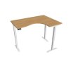 Ergo elektr. stav. stůl 160 x 120 cm, levý, paměť. ovlad. - MST 2M 2005 L