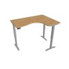 Ergo elektr. stav. stůl 160 x 120 cm, levý, paměť. ovlad. - MST 2M 2005 L