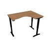 Ergo elektr. stav. stůl 160 x 120 cm, levý, paměť. ovlad. - MST 2M 2005 L