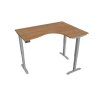 Ergo elektr. stav. stůl 160 x 120 cm, levý, paměť. ovlad. - MST 2M 2005 L