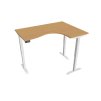 Ergo elektr. stav. stůl 160 x 120 cm, levý, paměť. ovlad. - MST 2M 2005 L