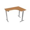 Ergo elektr. stav. stůl 160 x 120 cm, levý, paměť. ovlad. - MST 2M 60 L