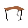 Ergo elektr. stav. stůl 160 x 120 cm, levý, paměť. ovlad. - MST 2M 60 L