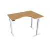 Ergo elektr. stav. stůl 160 x 120 cm, levý, paměť. ovlad. - MST 3M 2005 L