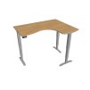 Ergo elektr. stav. stůl 160 x 120 cm, levý, paměť. ovlad. - MST 3M 2005 L