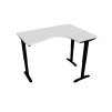 Ergo elektr. stav. stůl 160 x 120 cm, levý, stand. ovlad. - MST 2 2005 L
