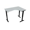 Ergo elektr. stav. stůl 160 x 120 cm, levý, stand. ovlad. - MST 2 2005 L