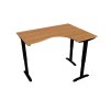 Ergo elektr. stav. stůl 160 x 120 cm, levý, stand. ovlad. - MST 2 2005 L
