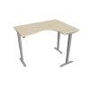 Ergo elektr. stav. stůl 160 x 120 cm, levý, stand. ovlad. - MST 2 2005 L