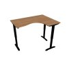 Ergo elektr. stav. stůl 160 x 120 cm, levý, stand. ovlad. - MST 2 2005 L