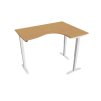 Ergo elektr. stav. stůl 160 x 120 cm, levý, stand. ovlad. - MST 2 2005 L