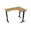 Ergo elektr. stav. stůl 160 x 120 cm, levý, stand. ovlad. - MST 2 60 L