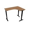 Ergo elektr. stav. stůl 160 x 120 cm, levý, stand. ovlad. - MST 2 60 L