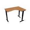 Ergo elektr. stav. stůl 160 x 120 cm, levý, stand. ovlad. - MST 3 2005 L
