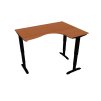 Ergo elektr. stav. stůl 160 x 120 cm, levý, stand. ovlad. - MST 3 2005 L