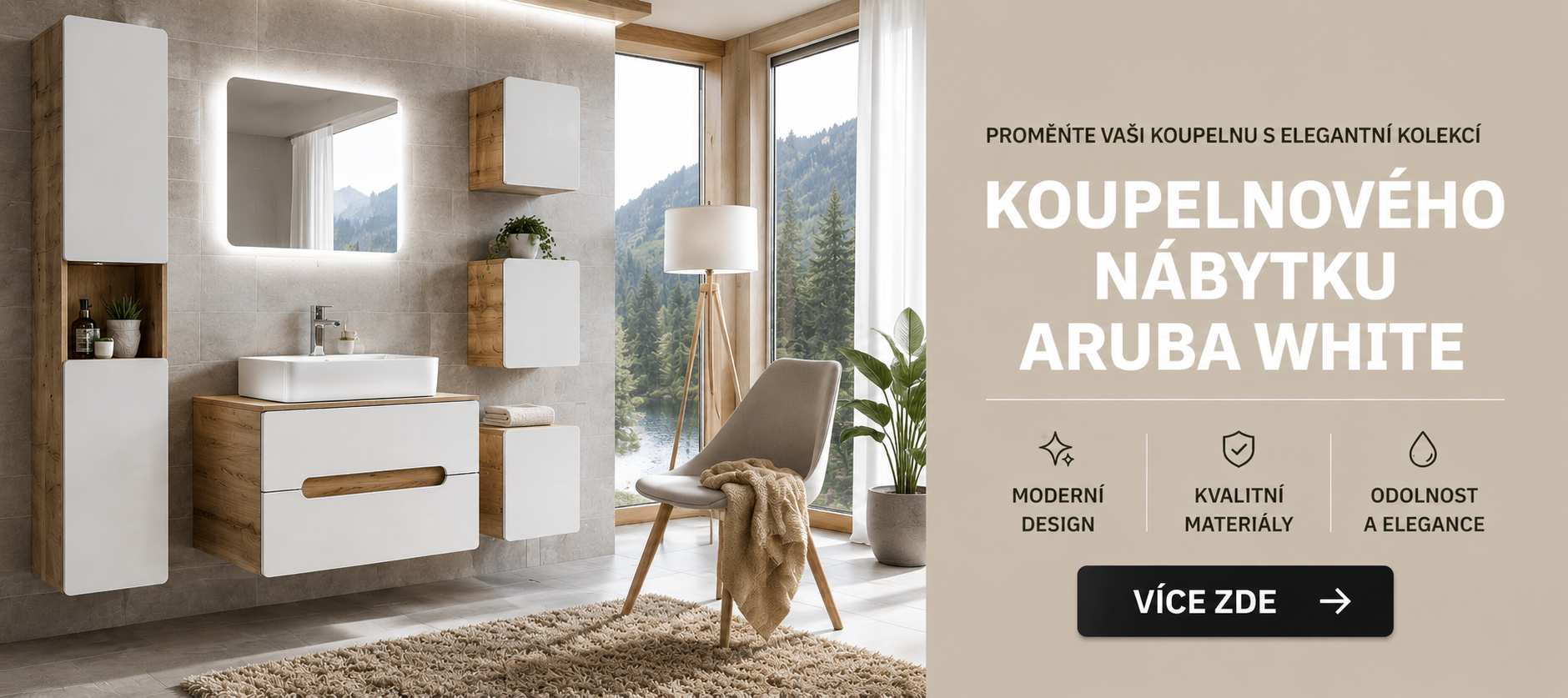 Koupelna Aruba White