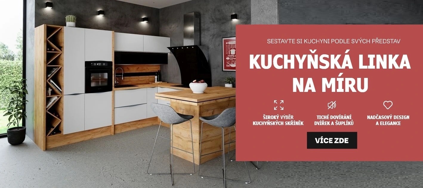 Kuchyňská linka na míru od truhláře