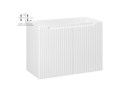 Závěsná skříňka pod umyvadlo Nova White 82-80-2D 80 cm
