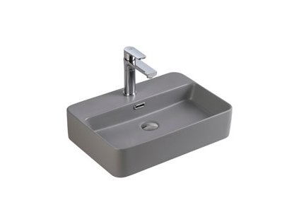 TRUST 2 MATT DARK GREY ( E-6282 ) Umywalka Nablatowa / Countertop Washbasin